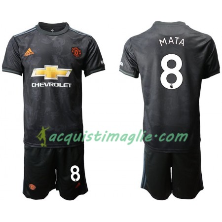 Divisa di Calcio Manchester United Mata 8 Bambino Terza 2019/2020